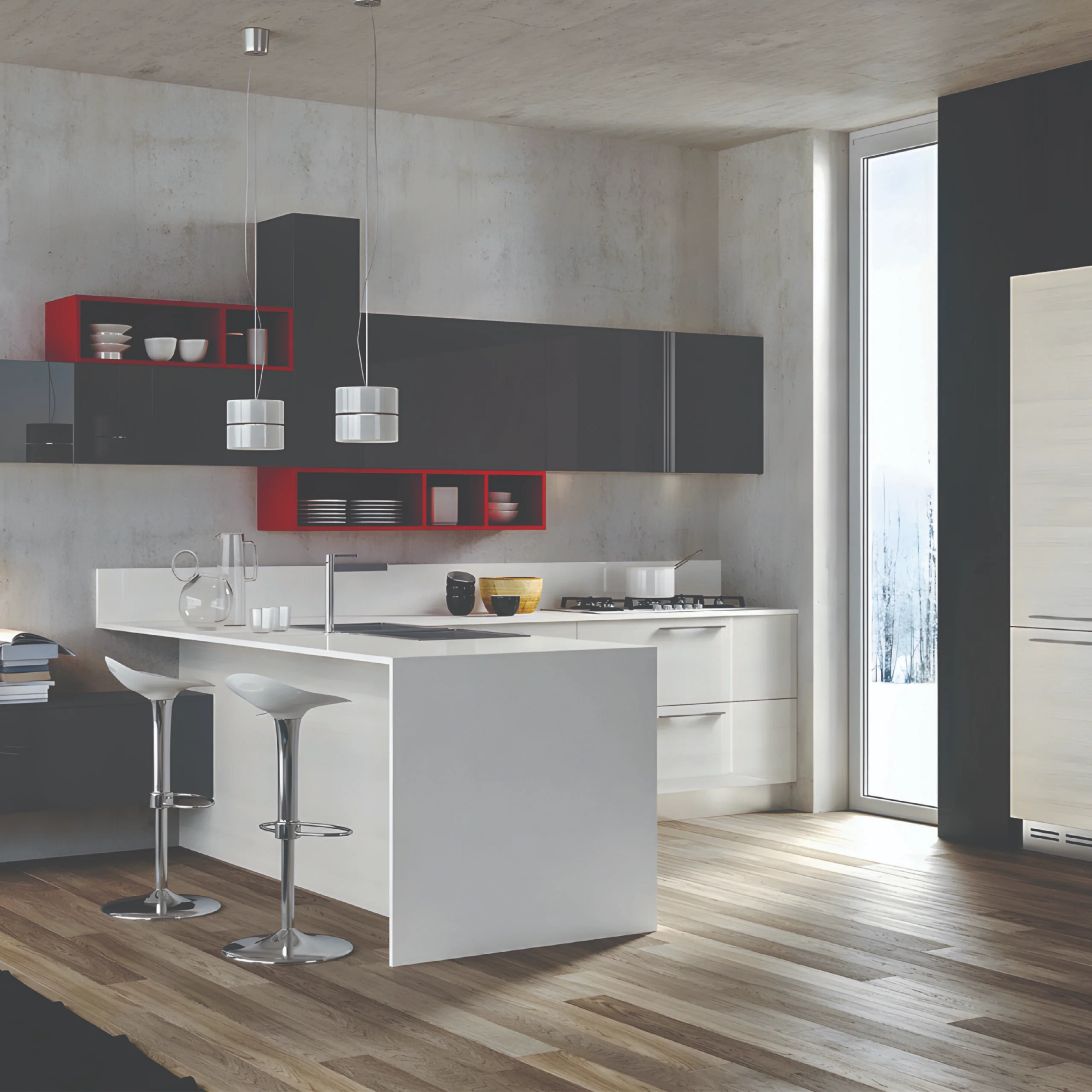 Contemporary kitchen interior Pune