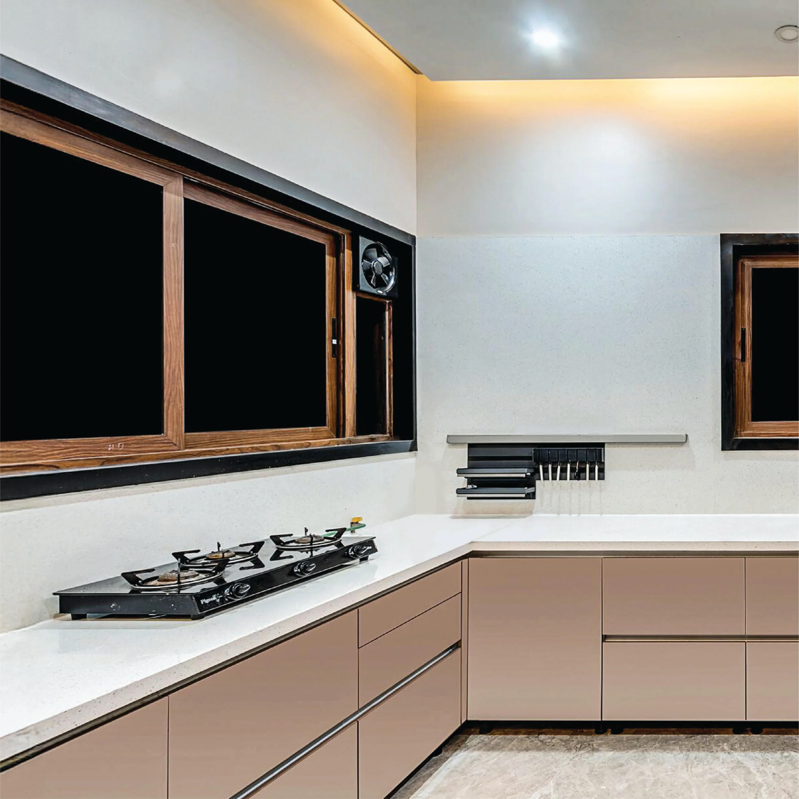 L-shaped kitchen design Pune