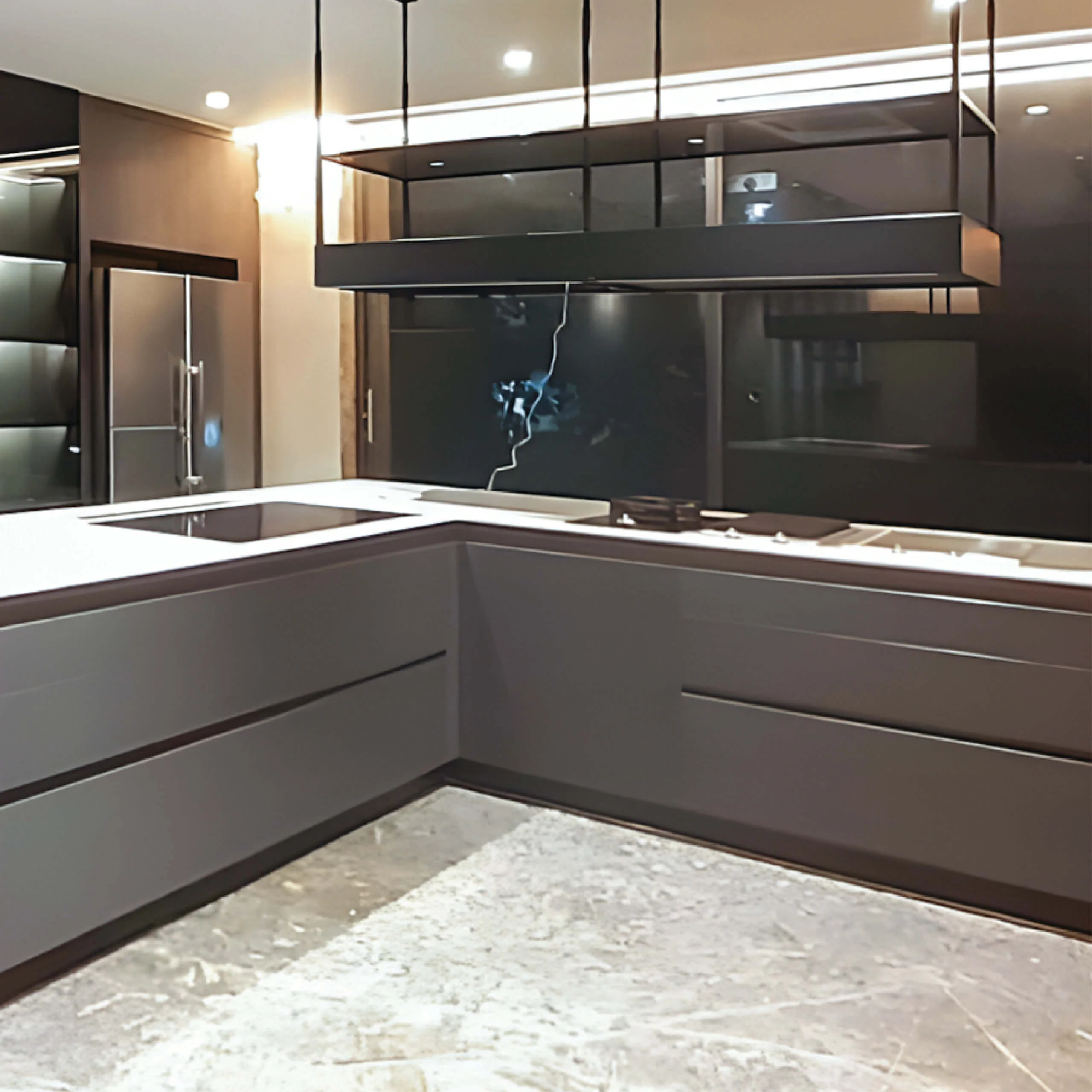 L-shaped modular kitchen Pune