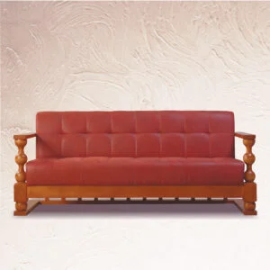 Red wooden sofa Pune