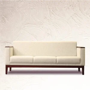 White three seater sofa