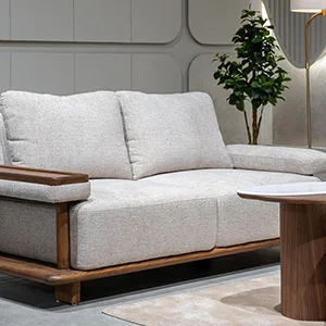 Wooden armrest sofa Pune