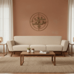 Solid wood living room furniture upgrade for New Year